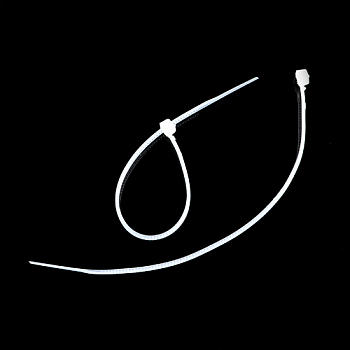 Nylon Cable Ties, Tie Wraps, Zip Ties, White, 145x3mm, about 1000pcs/bag