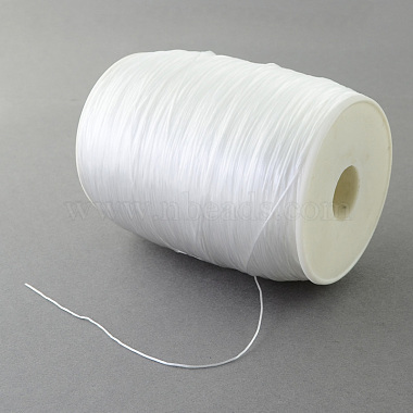 1mm White Elastic Fibre Thread & Cord