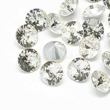 8mm Diamond Glass Rhinestone Cabochons