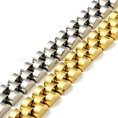 304 Stainless Steel Thick Link Chain Bracelet(BJEW-G649-11)-2