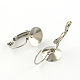 Smooth Surface 304 Stainless Steel Leverback Earring Findings(STAS-R063-101)-2
