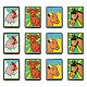 20pcs 4 perles de tarot en silicone de couleurs diff&eacute;rentes(SIL-CJ0002-81)-1