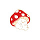 Mushroom with Animal Enamel Pin(MUSH-PW0001-030A)-1