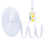Polyester Ribbons, for Sewing Accessories, White, 3/4 inch(20mm)(OCOR-WH0109-366A)