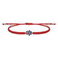 Evil Eye Bracelet Bracelet Blue Eye Palm Weaving Rope Bracelet Adjustable Friendship Red Rope(SX3134-3)