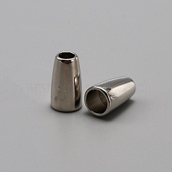 Alloy Cord Ends, End Caps, Cone, Platinum, 13x8mm, Hole: 4mm, Inner Diameter: 7mm(FIND-WH0114-46P)