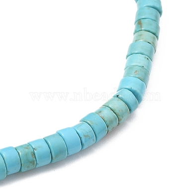 Natural Howlite Stretch Beaded Bracelets(BJEW-JB05496-04)-3