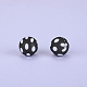 Printed Round Silicone Focal Beads(SI-JX0056A-47)-1