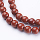 Natural Red Jasper Round Beads Strands(X-GSR6mmC011)-2