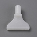 Platic Replacement Diamond Painting Pen Heads, 7-Drill Dotting Pen Tip for Glue Clay, White, 21.5x19.5x7mm, Hole: 18x2mm(FIND-WH0111-279D)