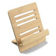 Detachable Bamboo Mobile Phone Holders, Universal Portable Cell Phone Stand Holder, BurlyWood, 16x23x23cm(AJEW-WH0165-13)