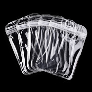 Transparent Plastic Zip Lock Bags, Resealable Packaging Bags, Rectangle, Clear, 15x10.5x0.02cm, Unilateral Thickness: 2.3 Mil(0.06mm)(OPP-T002-01D)