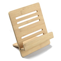 Detachable Bamboo Mobile Phone Holders, Universal Portable Cell Phone Stand Holder, BurlyWood, 16x23x23cm(AJEW-WH0165-13)