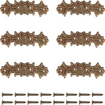 SUPERFINDINGS 60 Sets Iron Decoration Joiners Links, with Screws, Box Accessories, Antique Bronze, 19x78.5x0.5mm, Hole: 1.6mm, Screws: 15.8x3mm