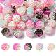 50Pcs 5 Colors Imitation Pearl Acrylic Beads(OACR-FS0001-62A)-1