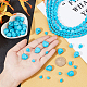 3 Sizes Dyed Synthetic Turquoise Beads Strands(G-AR0004-83)-3