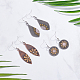 3 Pairs 3 Style Alloy Lotus Flower Dangle Earrings for Women(EJEW-AN0004-15)-7
