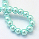Baking Painted Pearlized Glass Pearl Round Bead Strands(HY-Q003-6mm-45)-4