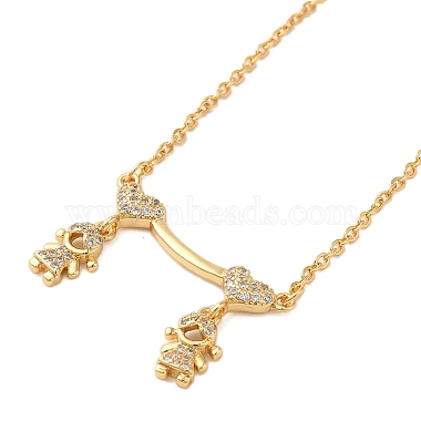 Clear Human Cubic Zirconia Necklaces