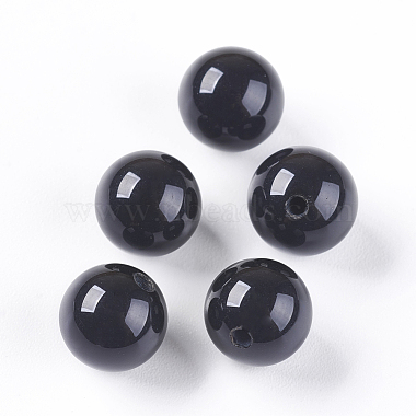 Natural Black Onyx Beads(X-G-K275-13-8mm)-2