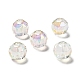 Placage uv perles acryliques transparentes irisées arc-en-ciel(OACR-A014-A01)-2
