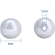 perles rondes en perles de verre teintées écologiques(HY-BC0001-8mm-RB001)-3