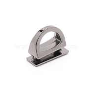 Zinc Alloy Bag Connector Anchor Buckles, with Iron Screw, for Bag Strap Hanger, Gunmetal, 2.15x1.65x0.87cm, Inner Diameter: 1.33x0.8cm(FIND-WH0090-56B)