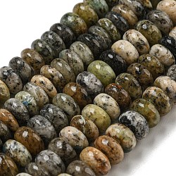 Natural K2 Stone Beads Strands, Rondelle, 7x3mm, Hole: 1mm, about 113pcs/strand, 15.94''(40.5cm)(G-G136-E02-01)