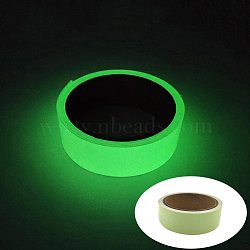 Glow in The Dark Tape, Fluorescent Paper Tape, Luminous Safety Tape, for Stage, Stairs, Walls, Steps, Exits, Dark Sea Green, 2.5cm, about 5m/roll(LUMI-PW0001-137D-06)