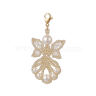 Gold Angel & Fairy Seed Beads Decoration