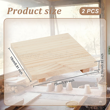 Placa base del cortador de arcilla de madera(TOOL-WH0155-57A)-2