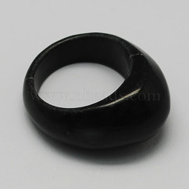 Natural & Synthetic Mixed Stone Wide Band Rings(RJEW-S619-M)-2