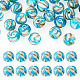 30Pcs Handmade Gold Sand Lampwork Beads(LAMP-TA0002-37C)-1
