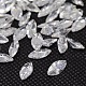 Clear Grade A Horse Eye Cubic Zirconia Pointed Back Cabochons(X-ZIRC-M003-4x2mm-007)-1