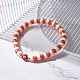 Synthetic Hematite & Polymer Clay Heishi Beads Stretch Bracelet(BJEW-JB07226-05)-2