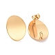 Ion Plating(IP) 304 Stainless Steel Stud Earring Findings(STAS-Q231-10G)-2