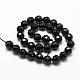 Natural Black Onyx Beads Strands(G-D840-23-8mm)-2