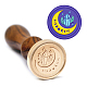 Brass Wax Seal Stamp with Handle(AJEW-WH0184-1020)-5