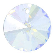 Austrian Crystal, 6428 Xilion Rivoli Pendant, 001 AB_Crystal AB, Size: about 8mm in diameter(X-SWAR-6428-8MM-001AB)