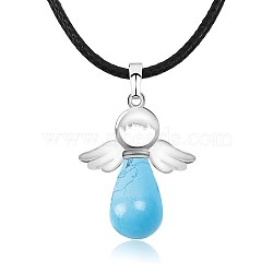 Angel Synthetic Turquoise Pendant Necklaces, No Size(OH8264-04)