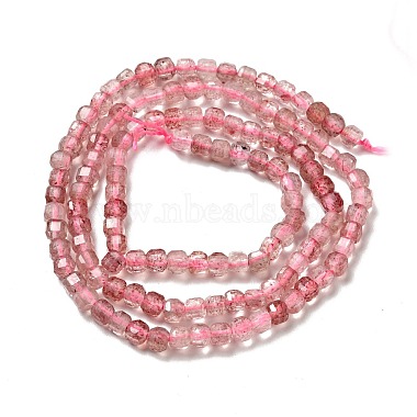 Natural Strawberry Quartz Beads Strands(G-D470-08)-2