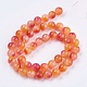 Two Tone Natural Jade Bead Strands(G-R165-8mm-06)-2