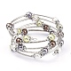 Five Loops Fashion Wrap Bracelets(BJEW-JB05512-01)-1