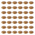 80Pcs 61G Acrylic Imitation Gemstone Beads, Rondelle, Two Tone, Camel, 13~15.5x6~7.5mm, Hole: 1.8mm(MACR-TADJ0001-10D)