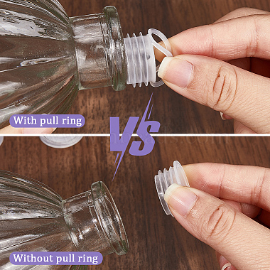 50Pcs 5 Styles Plastic Bottle Stoppers(KY-GF0001-42B)-7