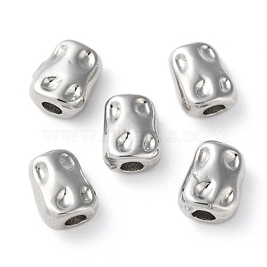 Platinum Nuggets Alloy Spacer Beads