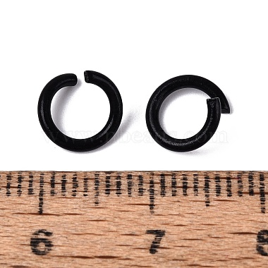 spr&uuml;hlackierte offene Biegeringe aus Eisen(IFIN-T017-04B-01)-2