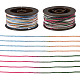 2 Rolls 2 Colors Segment Dyed Round Polyester Twisted Cords(OCOR-TA0003-71)-3