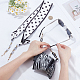 2Pcs 2 Colors Polyester & Acrylic Eyeglasses Chains(AJEW-SP0006-02B)-3
