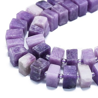 Natural Lilac Jade Beads Strands(G-K245-F01-05)-3
